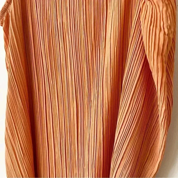 Madewell The Goldie Dress in Plissé Sunset Haze 6 NWT - Picture 11 of 11